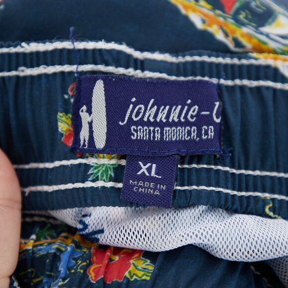 Johnnie-O WAIKIKI Vacation/Hula Girls Lined Swim Shorts Trunks Men's XL - Picture 7 of 9